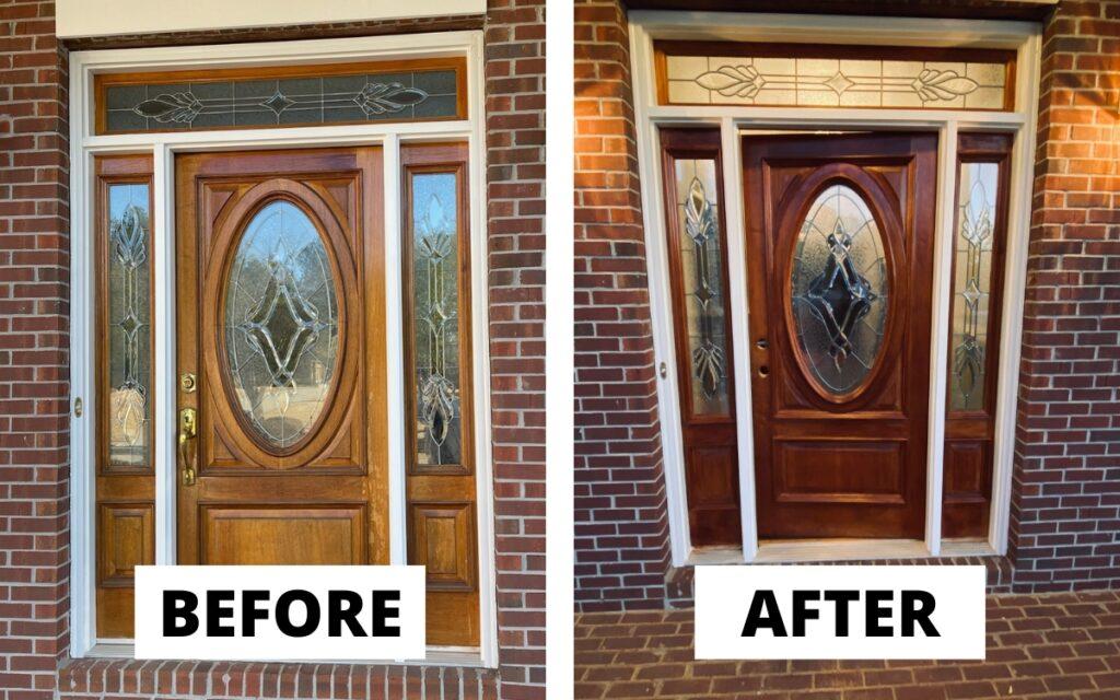 Exterior Doors Refinishing